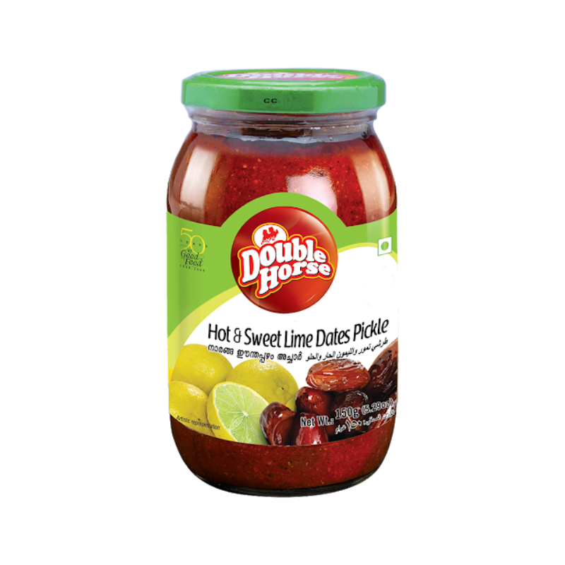 DOUBLE HORSE HOT & SWEET LIME DATES PICKLE 400G